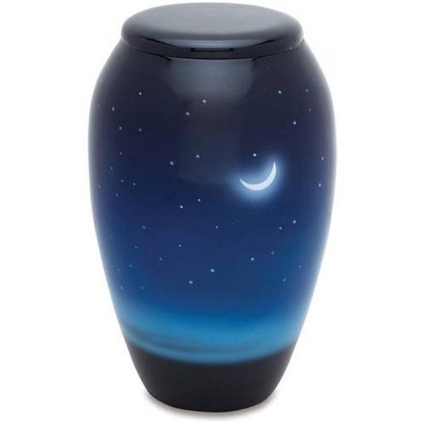 Urnsdirect2U Urnsdirect2u 7523-10 Starry Nights Adult Cremation Urn - 220 cu. in. 7523-10